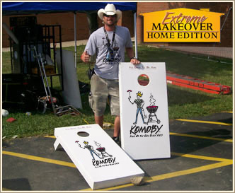 Thumbs up to KOMOBY! KOMOBY was a hit with the production crew of Extreme Makeover Home Edition